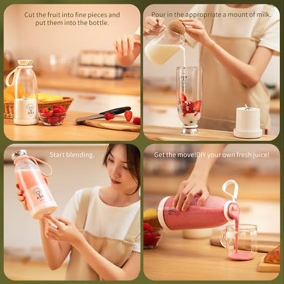 Electric Portable Mini Juicer Bottle